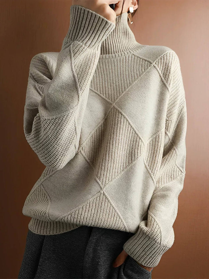 Structured Turtleneck Sweater