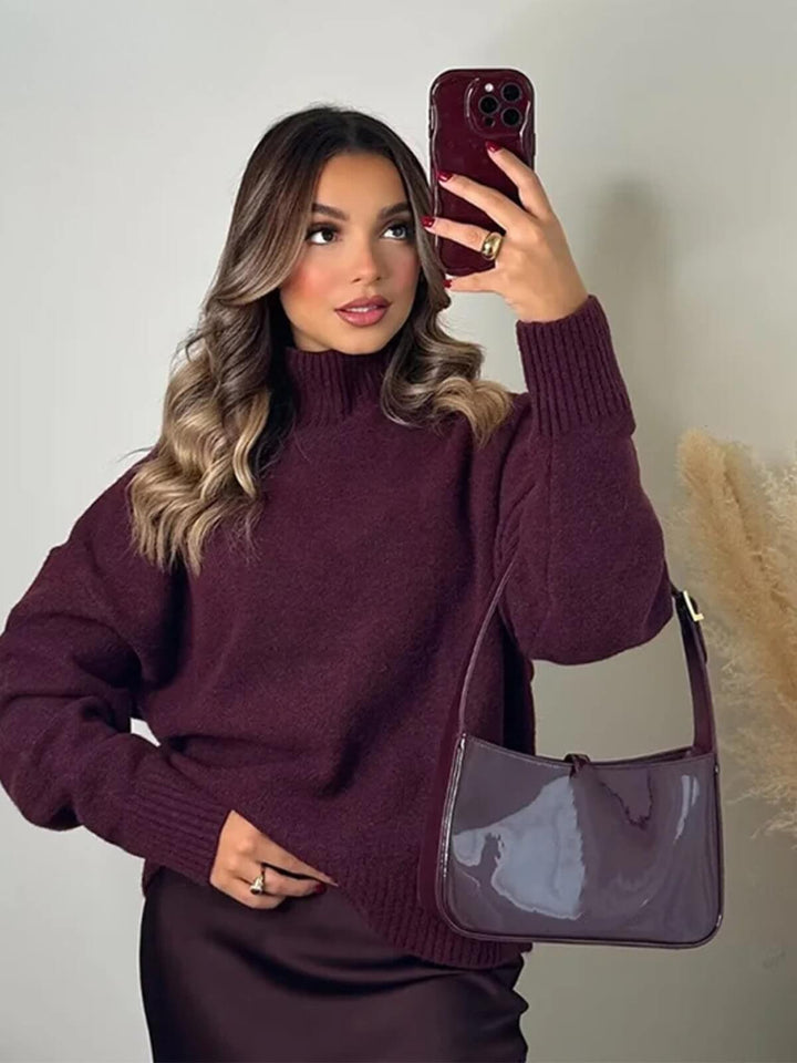 Cozy Long Sleeve Turtleneck Sweater