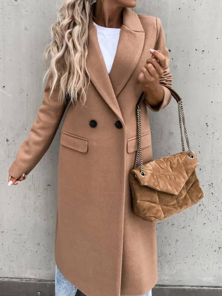 Elegant Long Blazer Trenchcoat