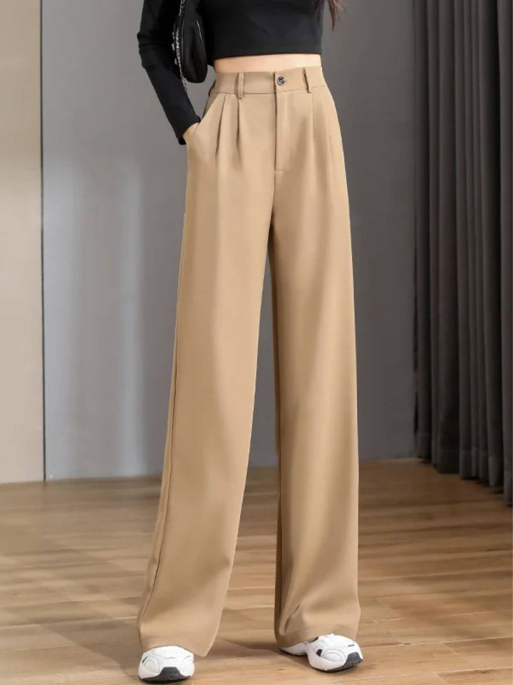 Vintage Baggy Straight Trousers
