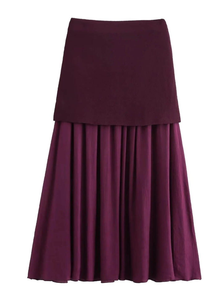 Elegant Street Outfit Ankle-Length Maxi Skirt