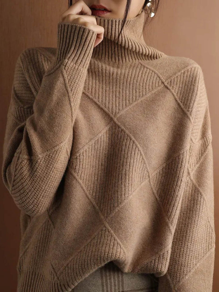 Structured Turtleneck Sweater