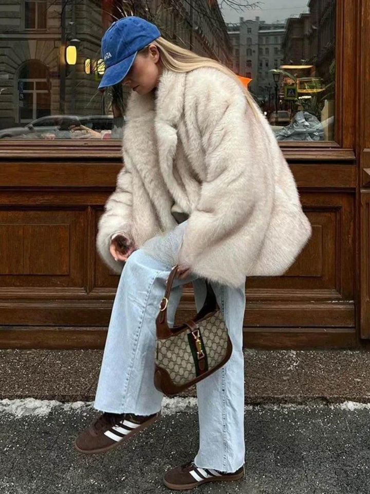 Trendy Oversized Long Sleeve Coat