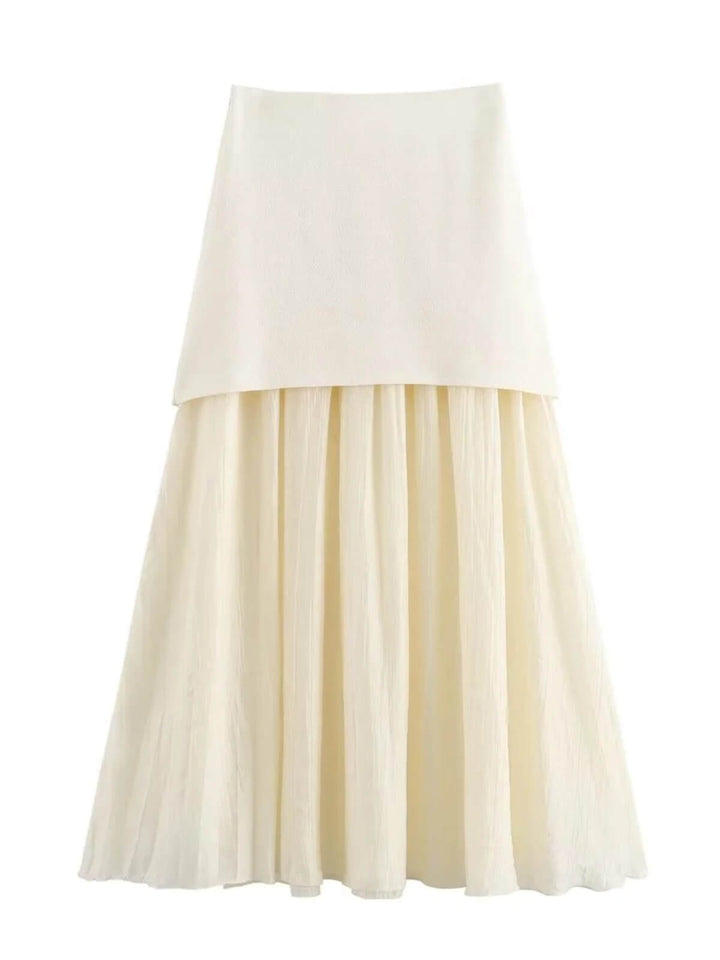 Elegant Street Outfit Ankle-Length Maxi Skirt