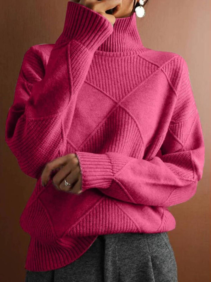 Structured Turtleneck Sweater