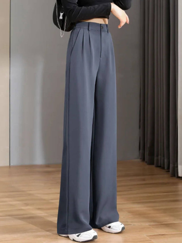 Vintage Baggy Straight Trousers