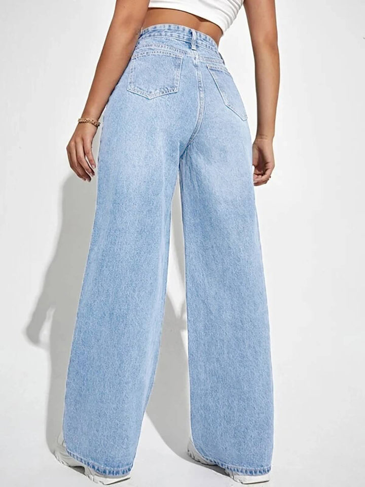 Women's High Waist Wide Leg Pants