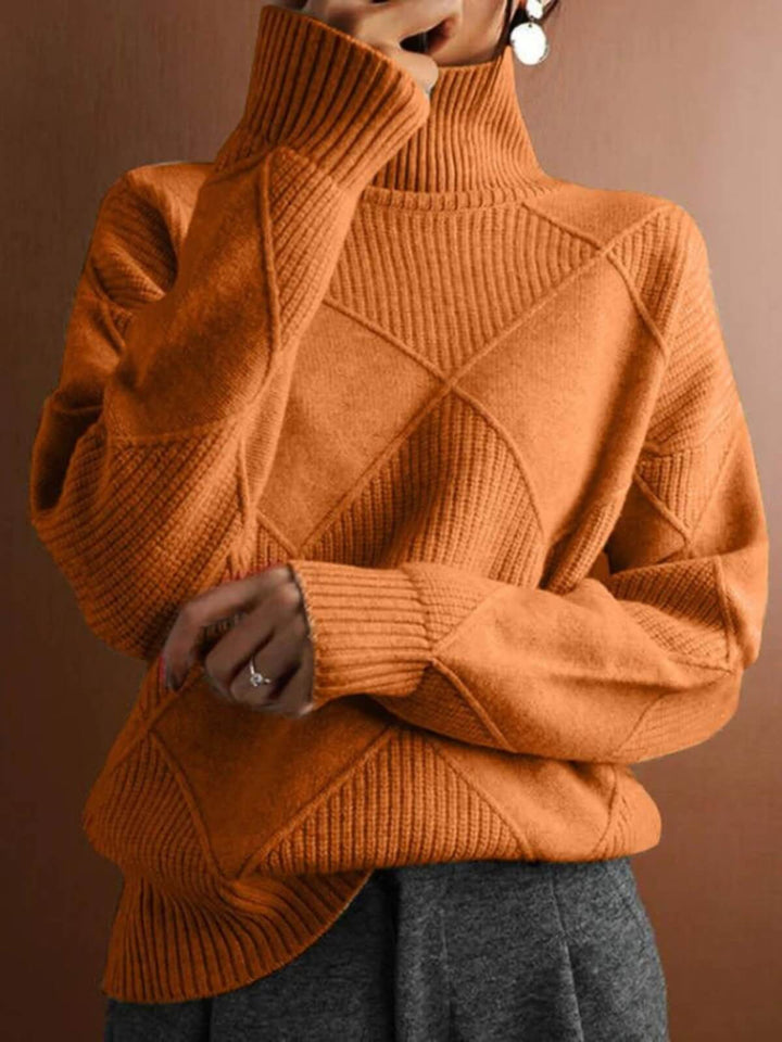 Structured Turtleneck Sweater