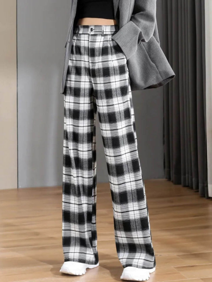 Vintage Baggy Straight Trousers