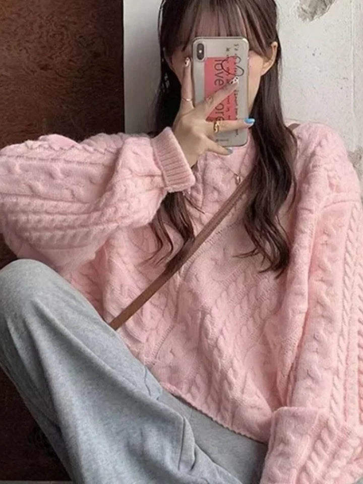Pullover Round Neck Sweater