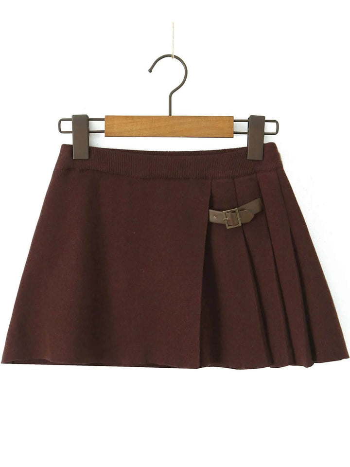 Vintage Pleated Mini Skirt