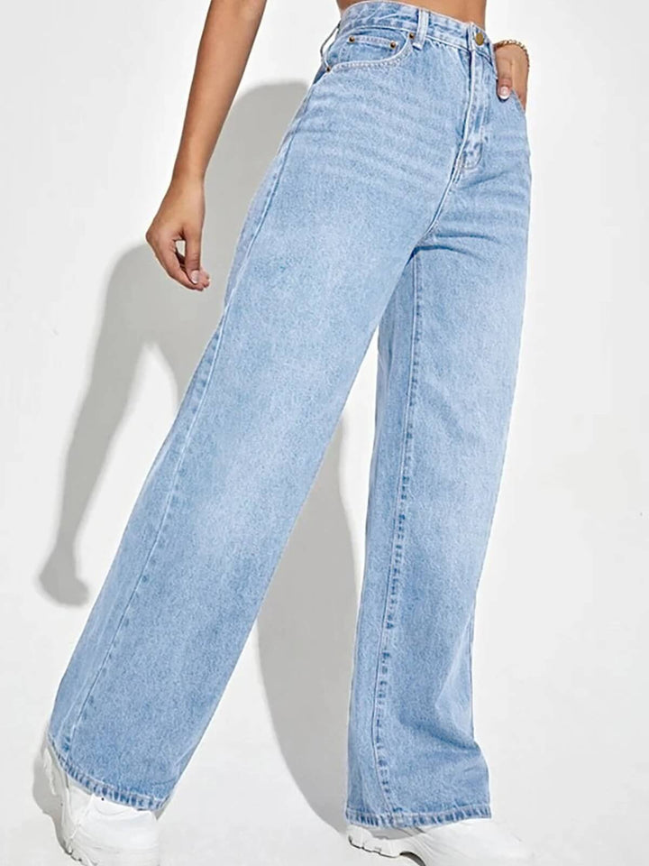 Women's High Waist Wide Leg Pants