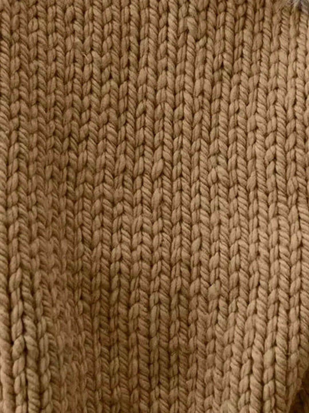 Oversized Loose Turtleneck Double Lantern Sleeve Sweater