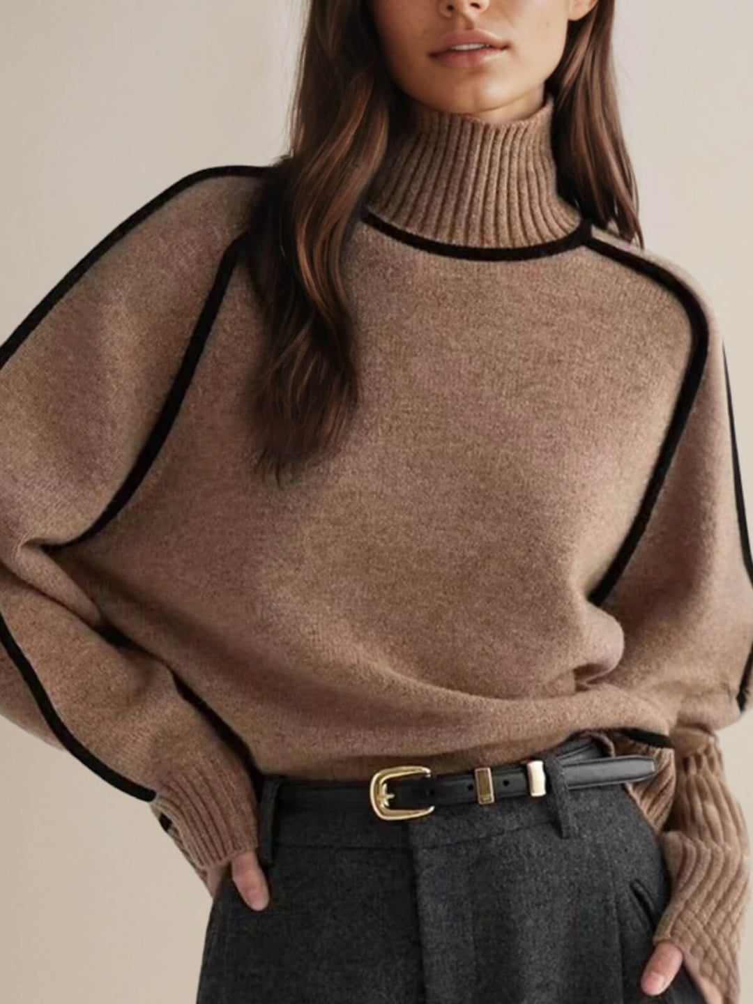 Elegant Turtleneck Pullover