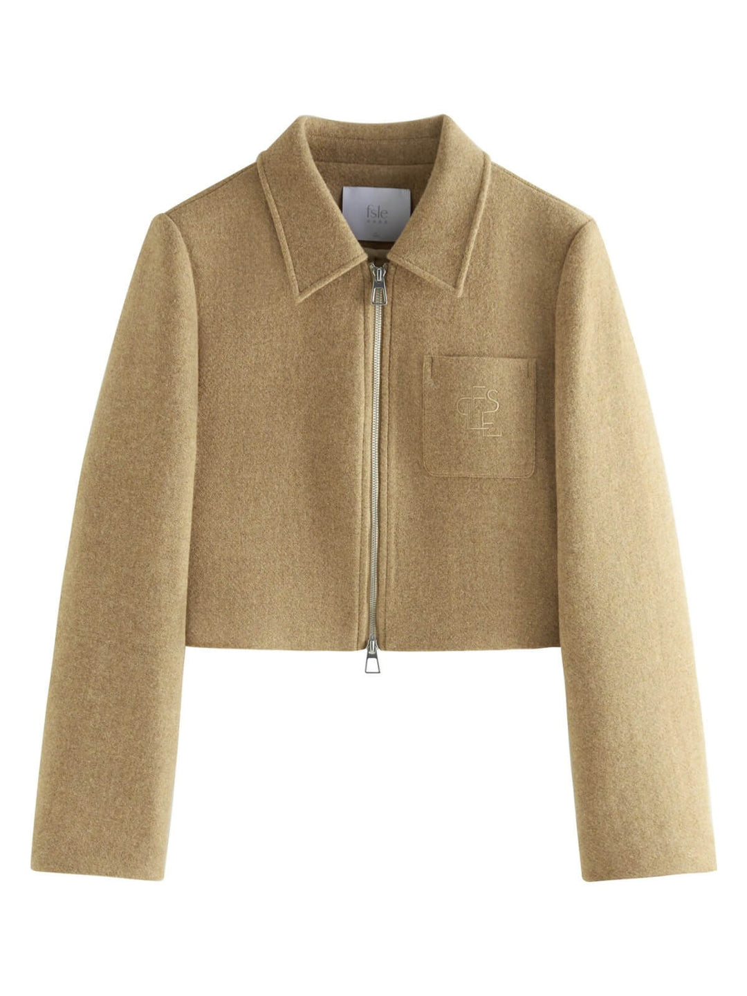 Casual Crop Polo Jacket