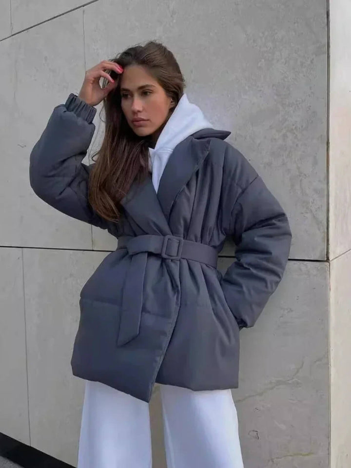 Vintage Loose Cotton Puffer Jacket