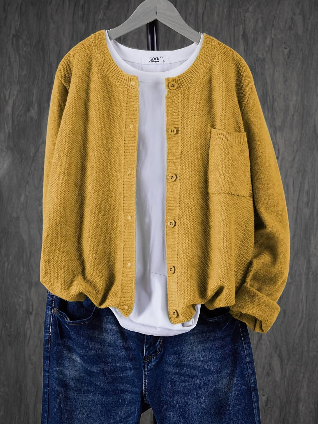 Women's Casual Cardigan With Pocket