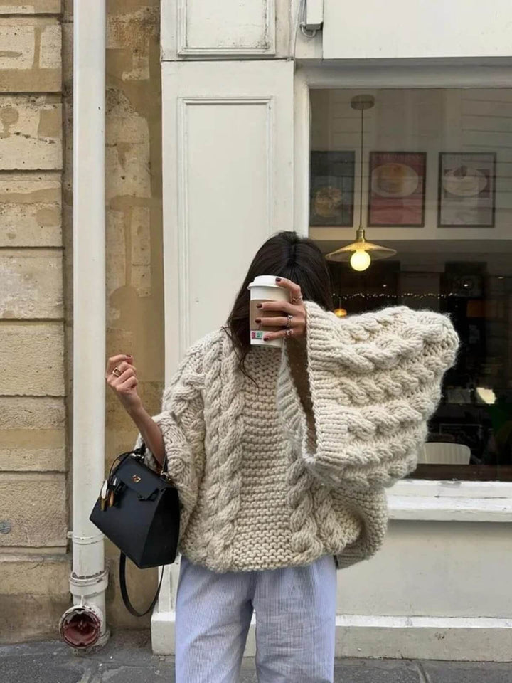 Women's Oversized Long Sleeve Sweater