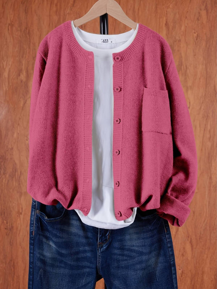 Women's Casual Cardigan With Pocket