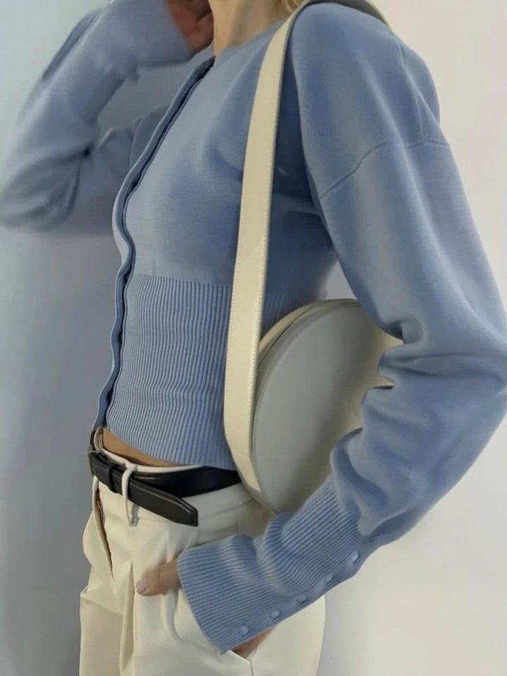 Women's Ribbed Knit Patchwork Vest