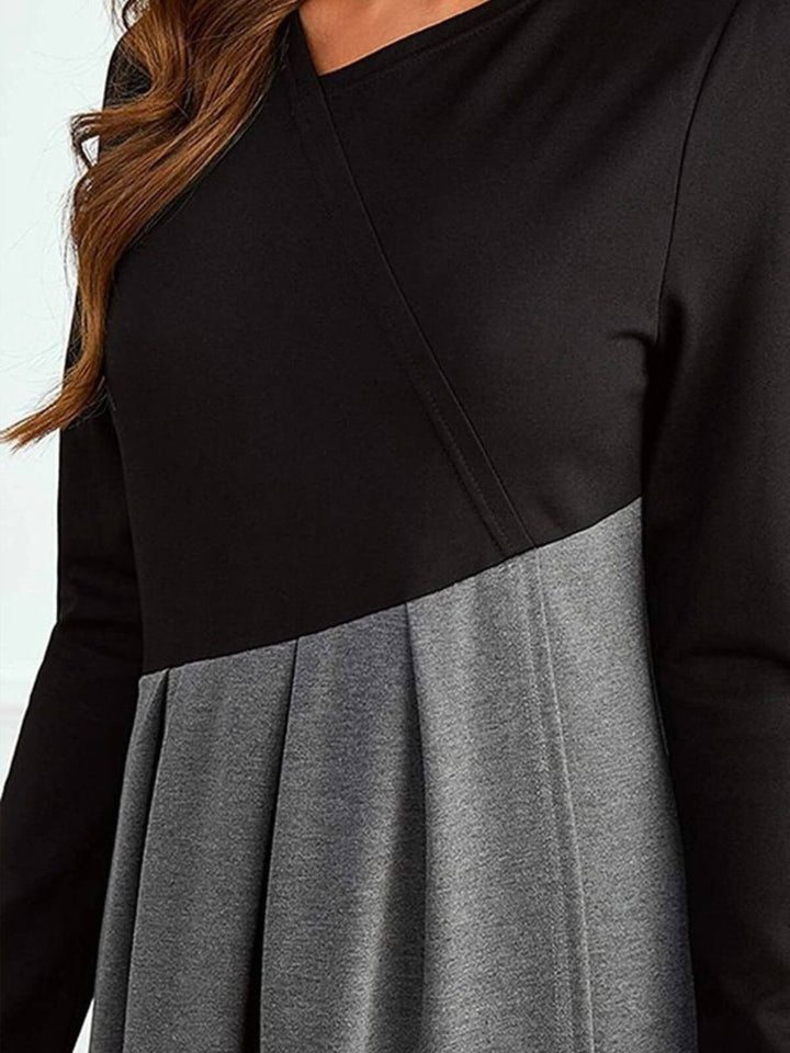 Two-Toned Elegant Dress