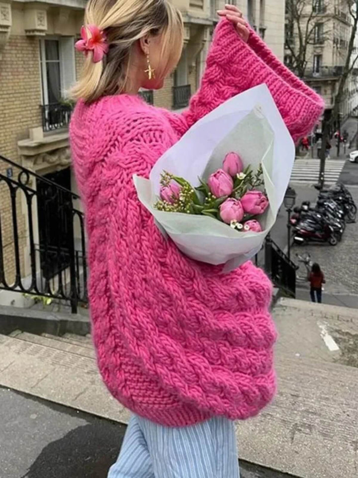 Women's Oversized Long Sleeve Sweater