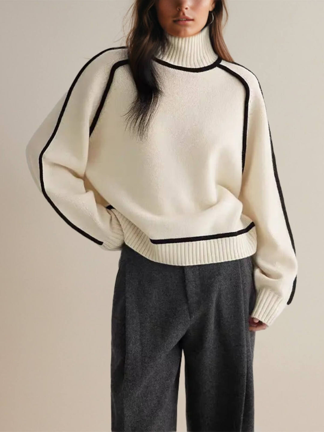 Elegant Turtleneck Pullover