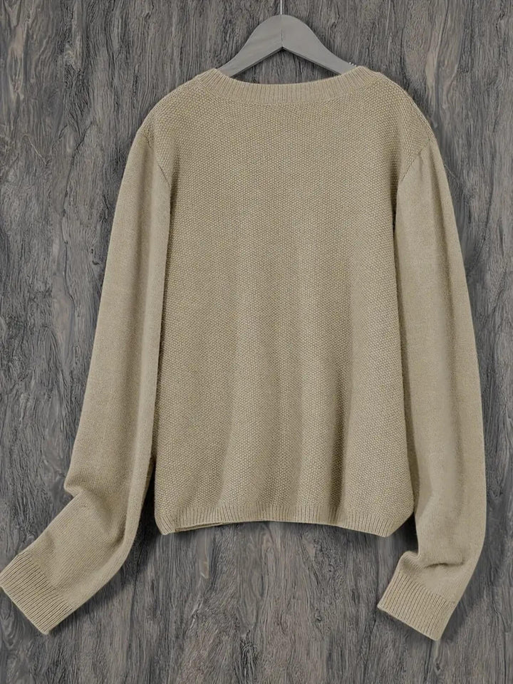 Women's Casual Cardigan With Pocket
