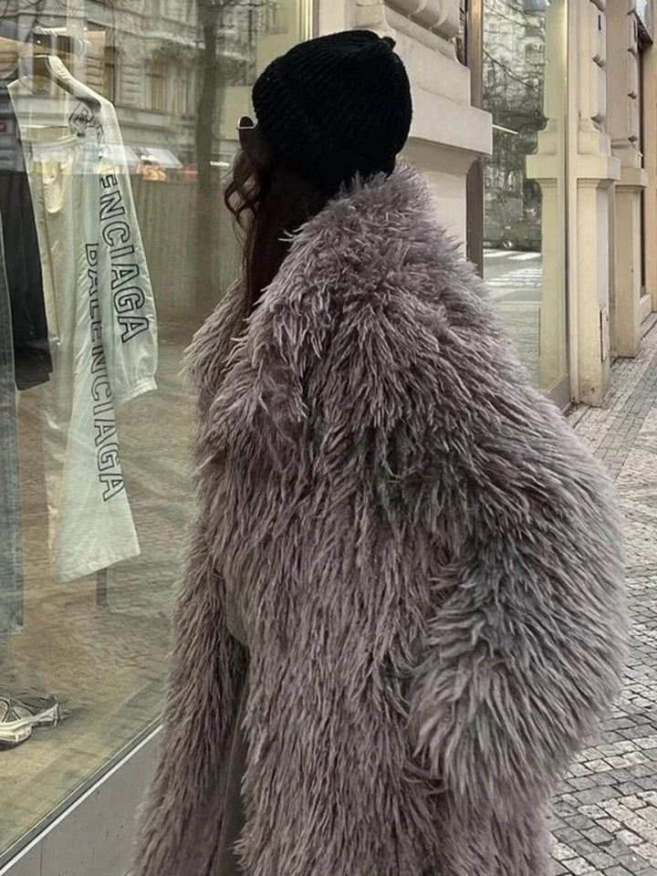 Women's Oversized Chunky Teddy Coat
