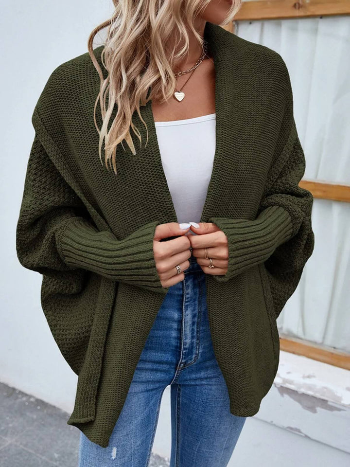 Long Loose Knitted Cardigan