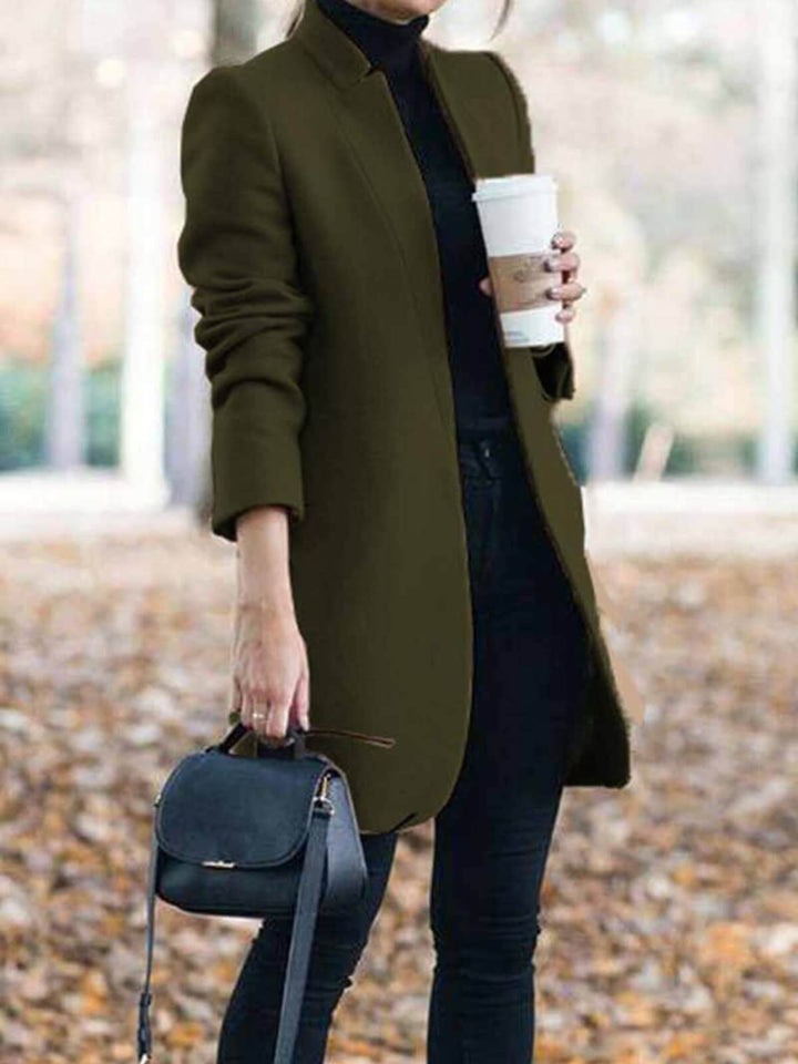 Stylish Long Sleeve Coat