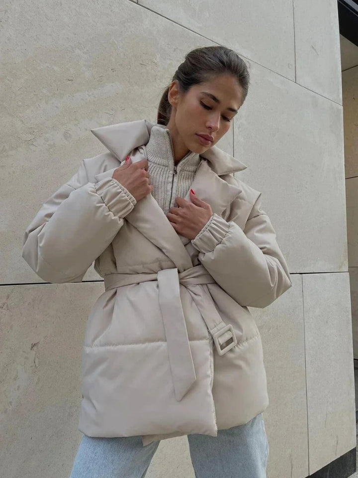 Vintage Loose Cotton Puffer Jacket