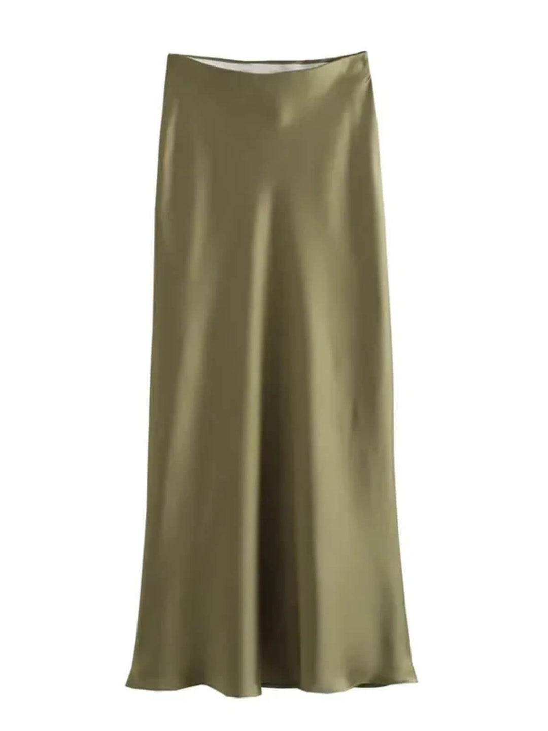 Elegant High Waist Long Skirt