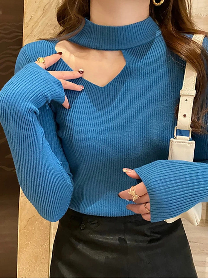 Women's Slim Fit Knitted Sweater