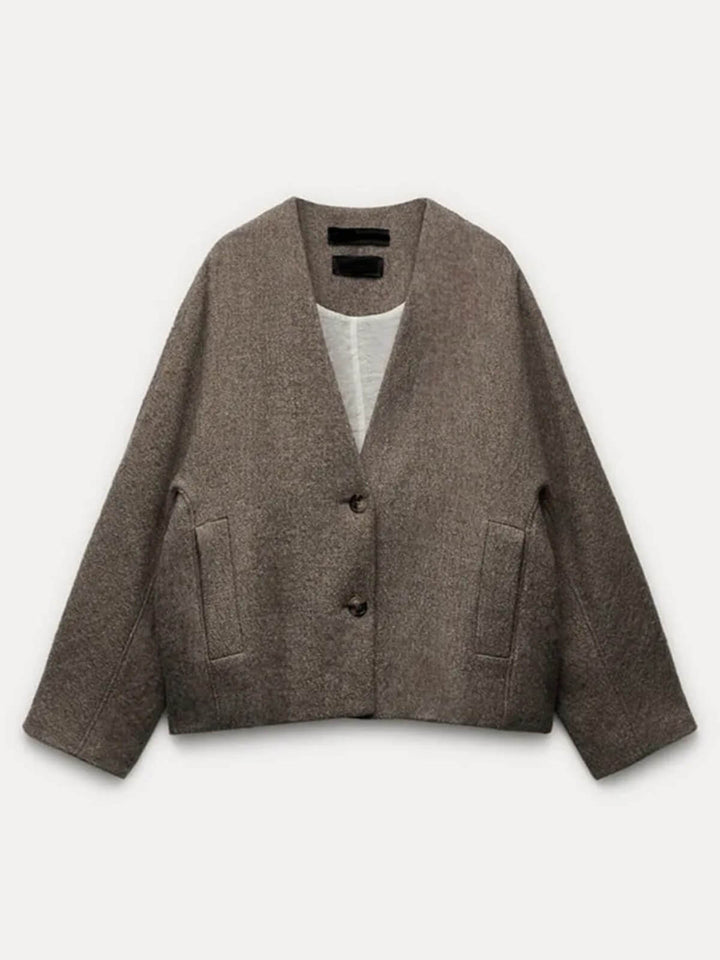 Blazer V-Neck Loose Coat
