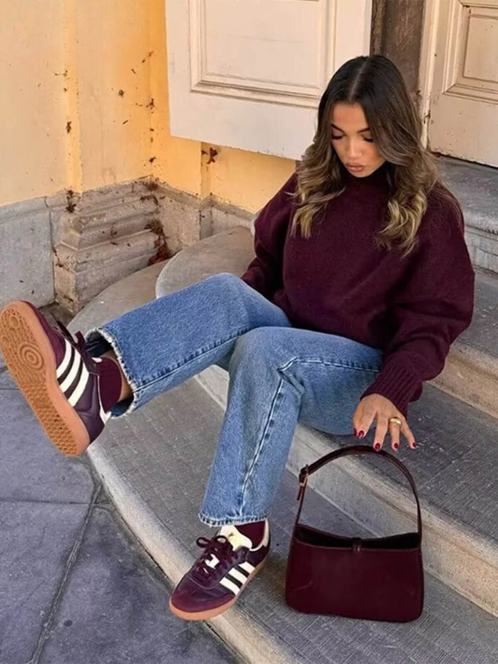 Cozy Long Sleeve Turtleneck Sweater