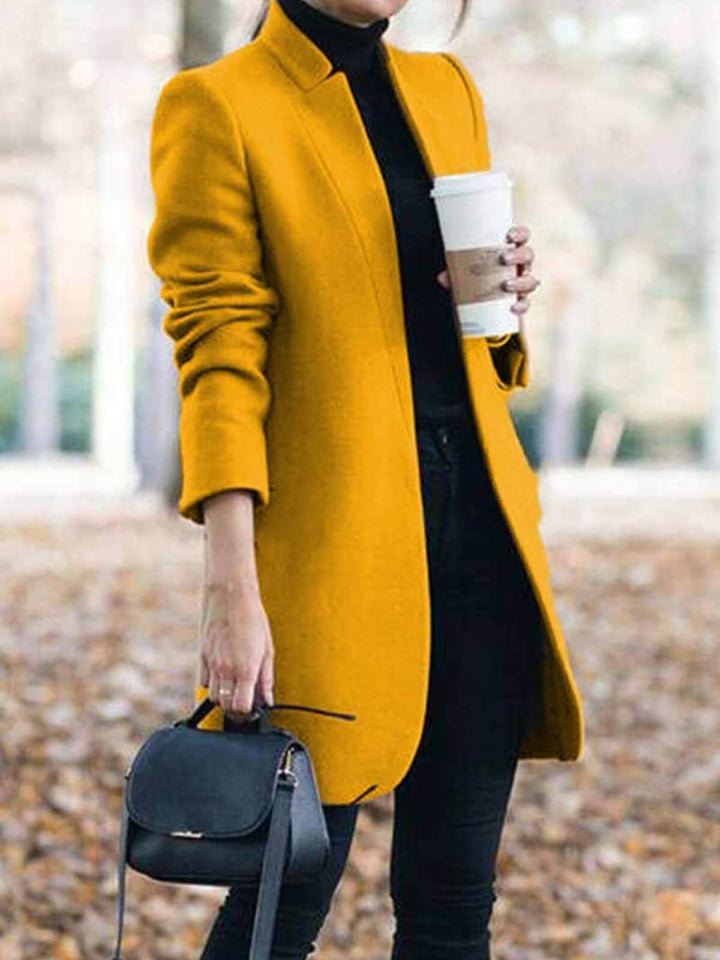 Stylish Long Sleeve Coat