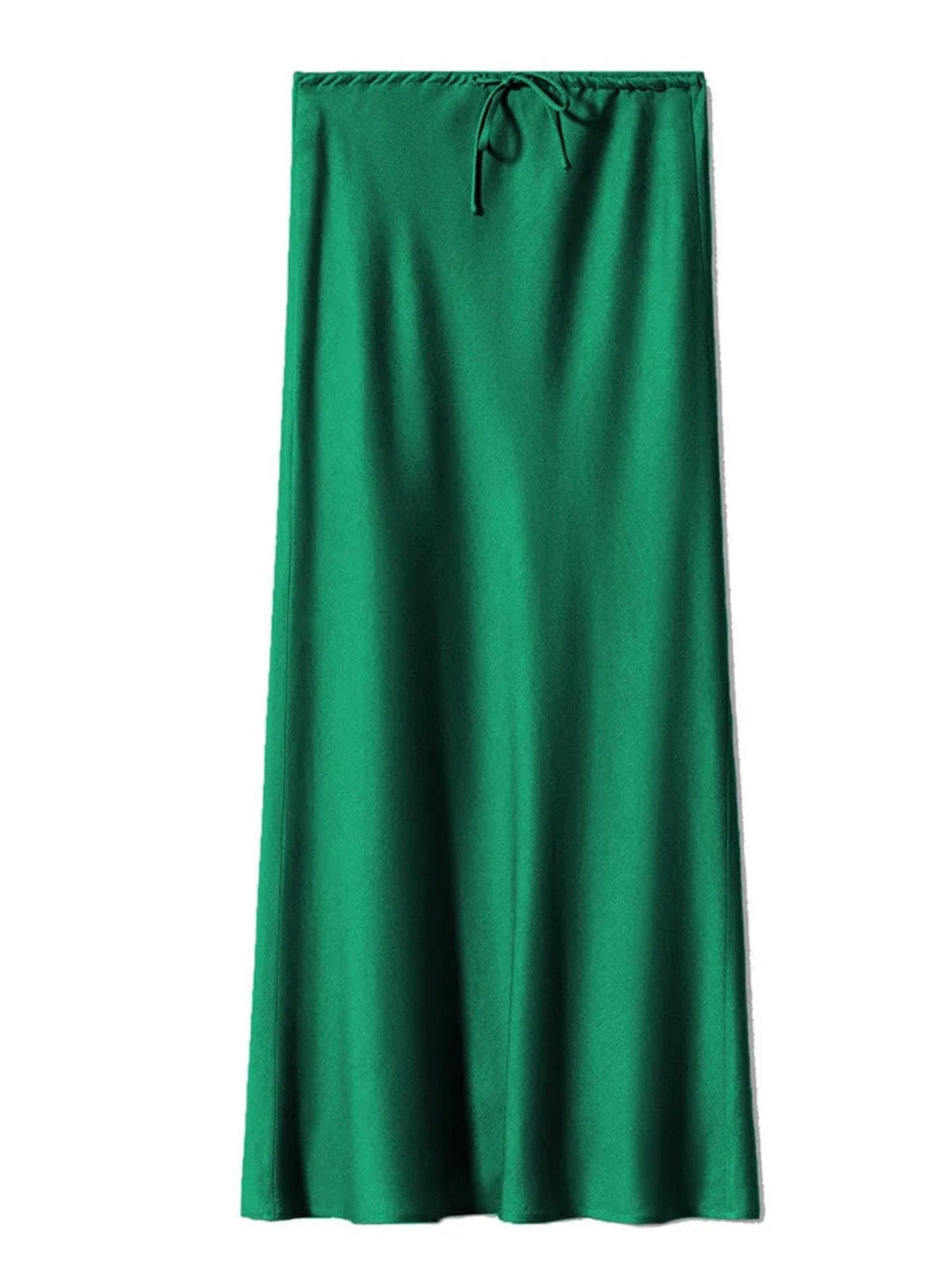 Elegant High-Waist Straight Maxi Skirt