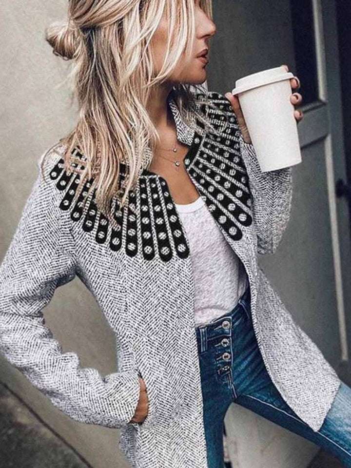 Retro Pocketed Coat