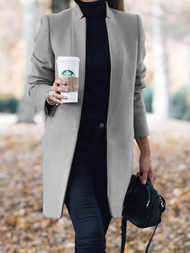 Stylish Long Sleeve Coat