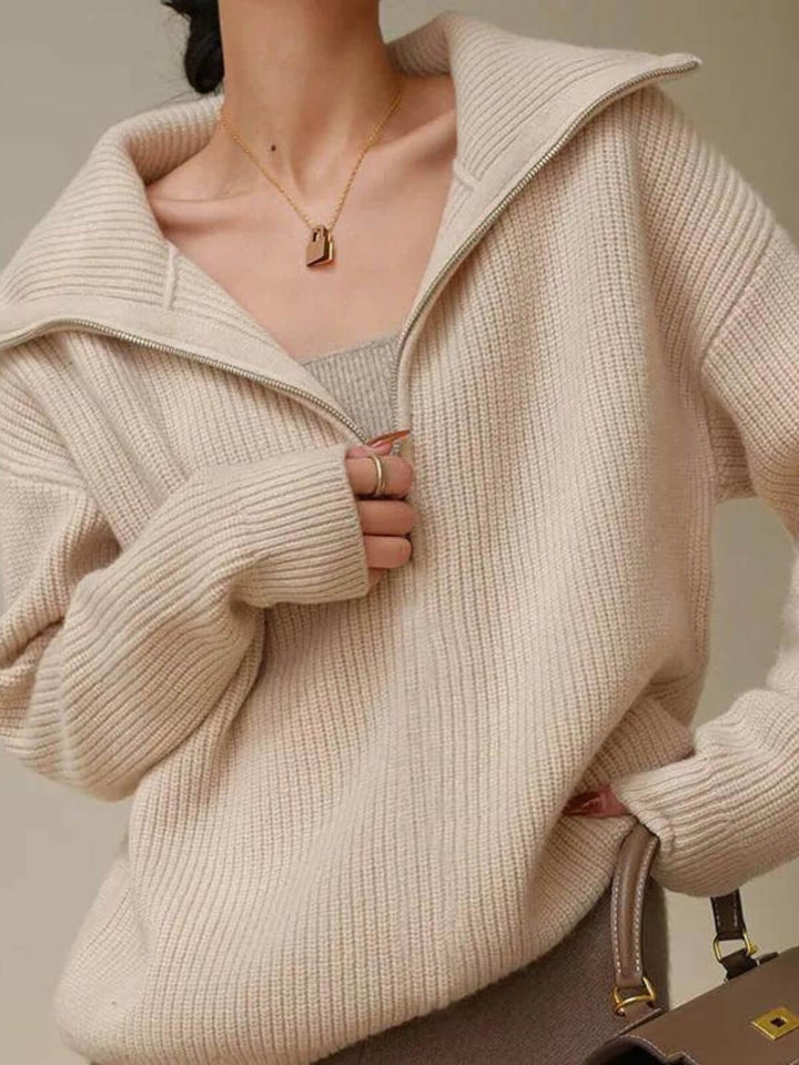 Women's Turtleneck Loose Lapel Knitwear