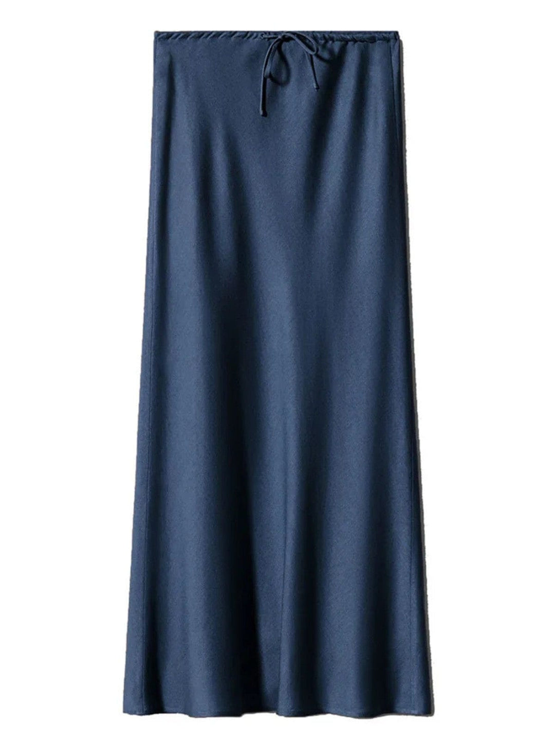 Elegant High-Waist Straight Maxi Skirt