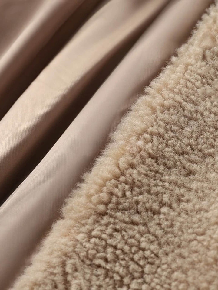 Chic Long Sleeve Thicken Warm Coat