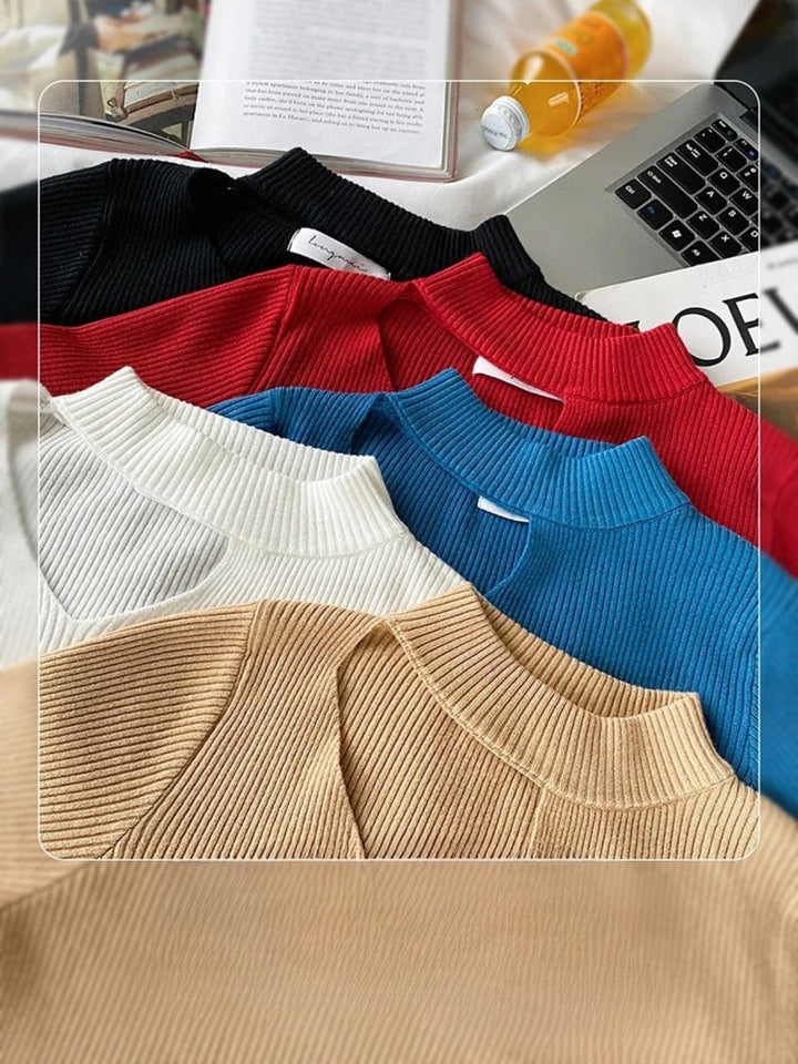 Women's Slim Fit Knitted Sweater