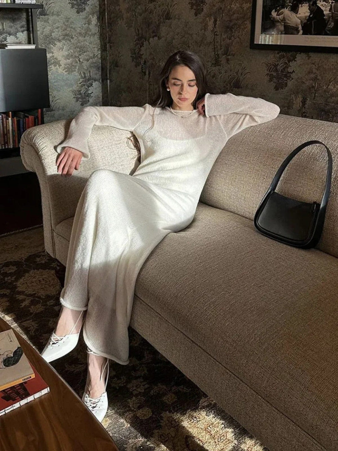 See Through Knitted Dress