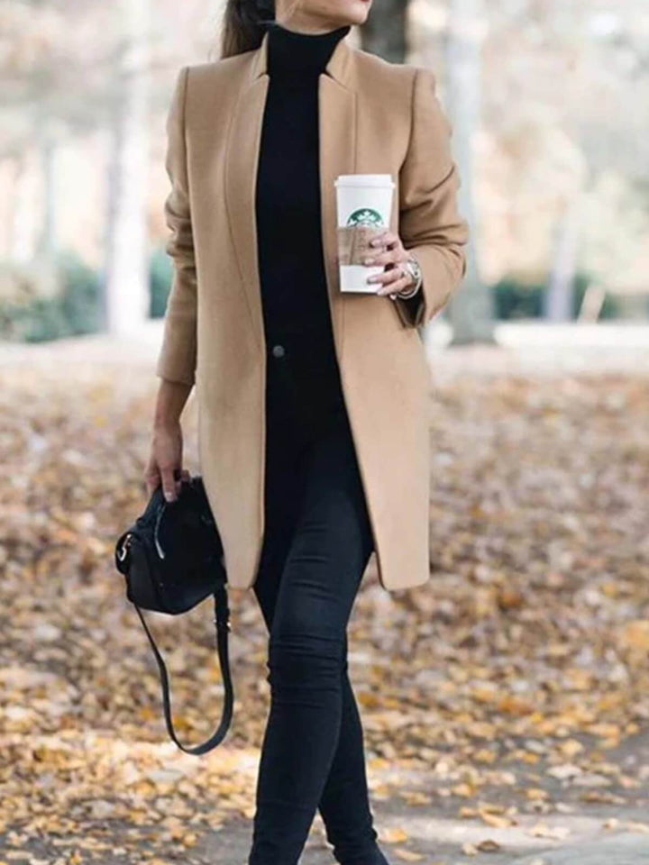 Stylish Long Sleeve Coat