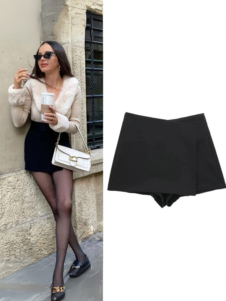 Asymmetric Mini Skort