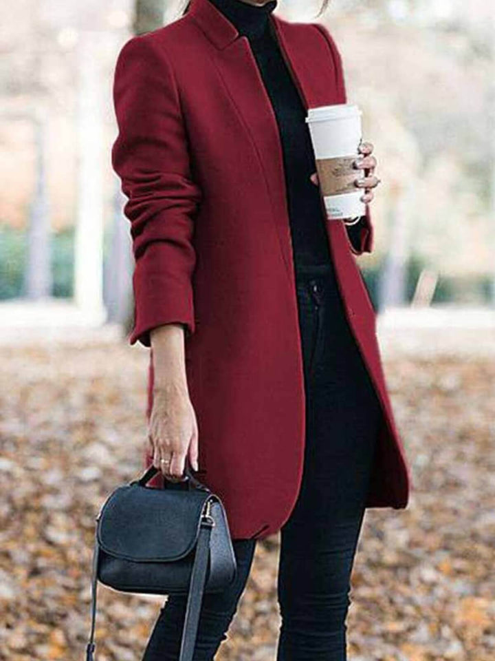Stylish Long Sleeve Coat