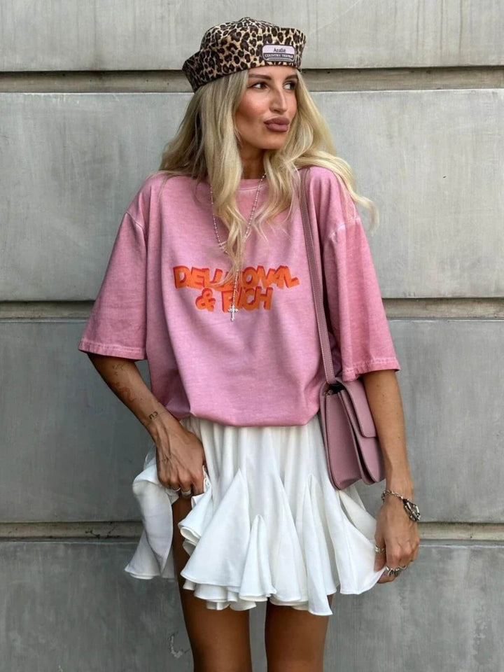 Vintage Ruffle Tennis Mini Skirt