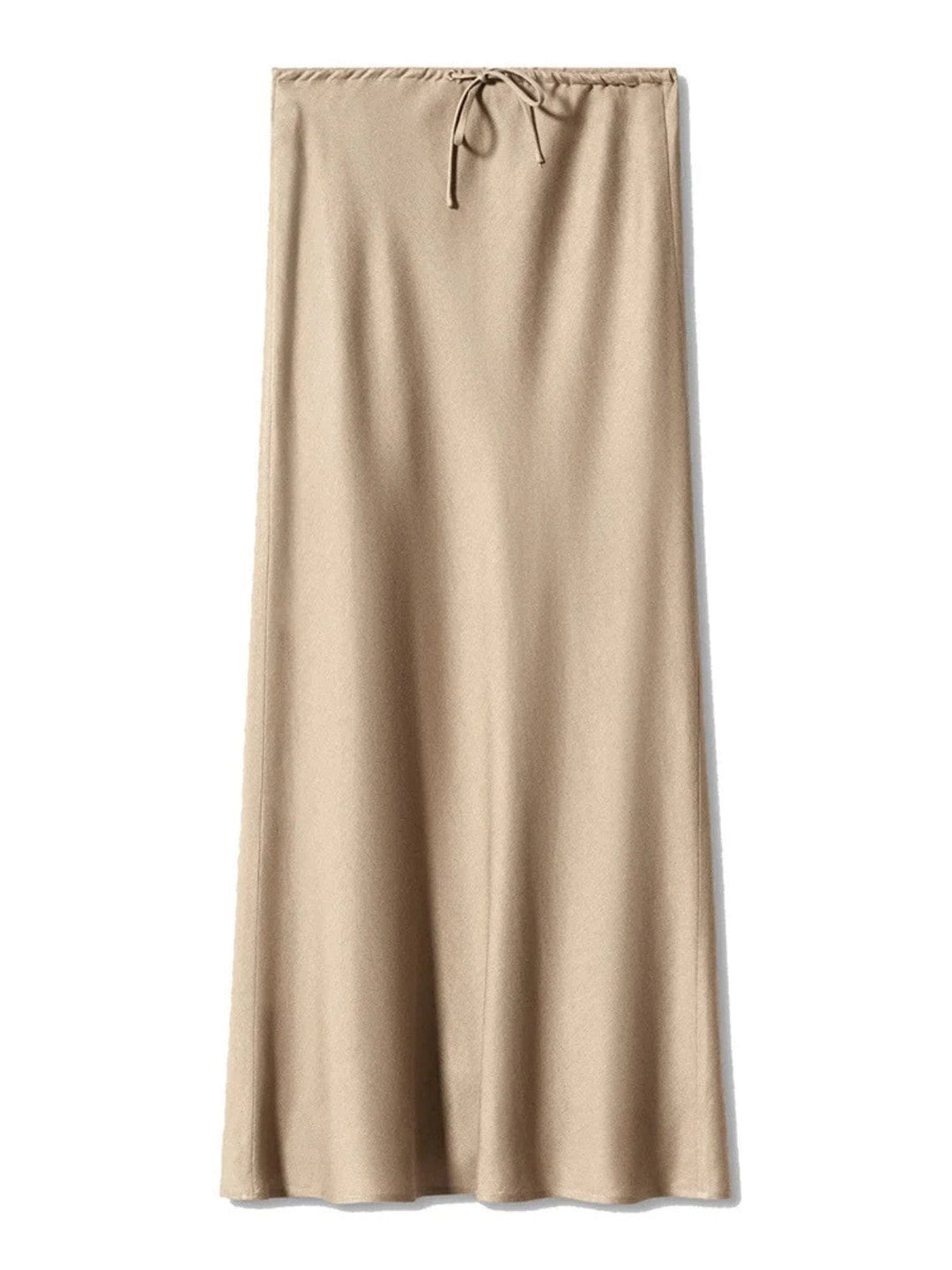Elegant High-Waist Straight Maxi Skirt